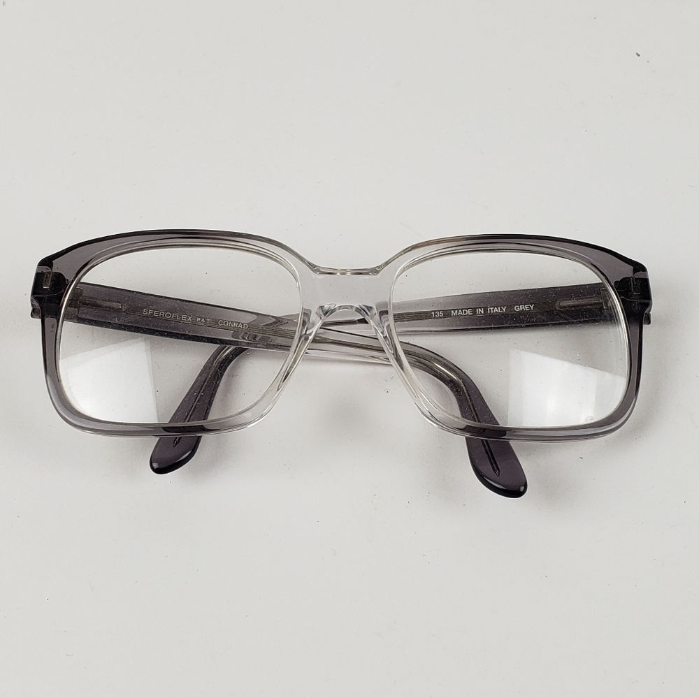 Sferoflex Conrad Eyeglasses. Grey. Made in Italy.